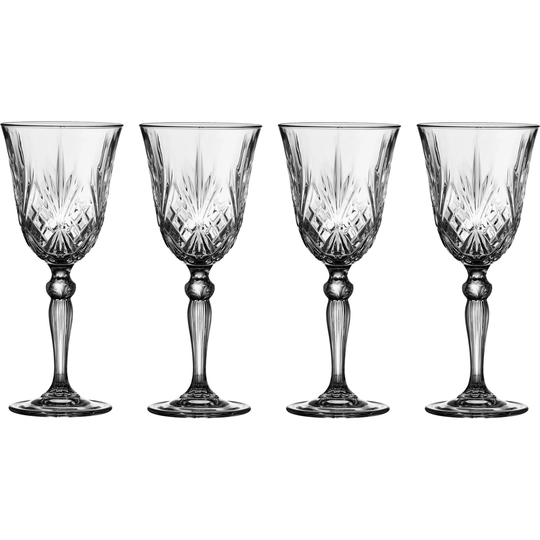 Lyngby Glas Melodia-valkoviinilasit, 4 kpl