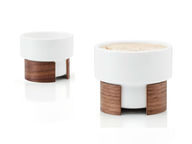 Tonfisk Design WARM-cappucinokuppi 2 kpl, valkoinen