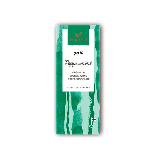 Foodin Raw Chocolate 40 G Peppermint 70%