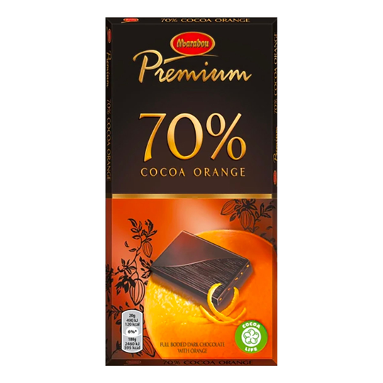 Marabou Premium Dark Orange - 100 grammaa