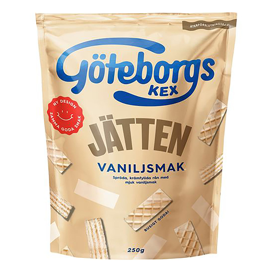 Jätten Vanilj Kex - 250 grammaa