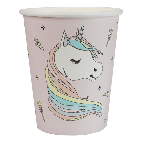 Pahvimukit Unicorn - 10-pakkaus