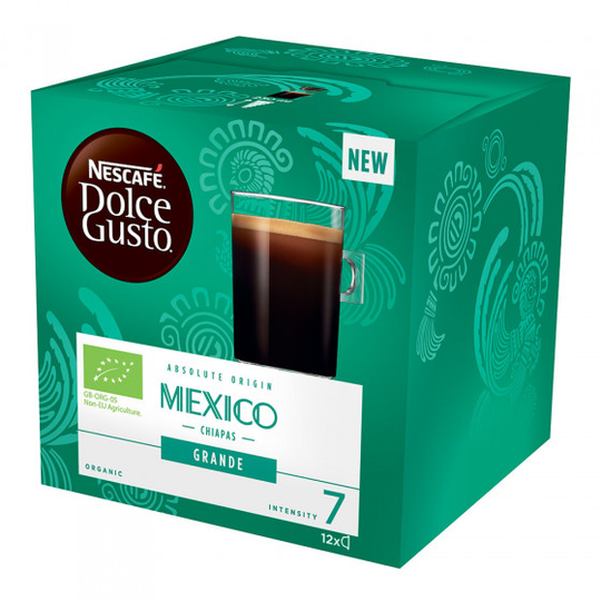 Kahvikapselit NESCAFÉ® Dolce Gusto® „Grande Mexico Organic”, 12 kpl.