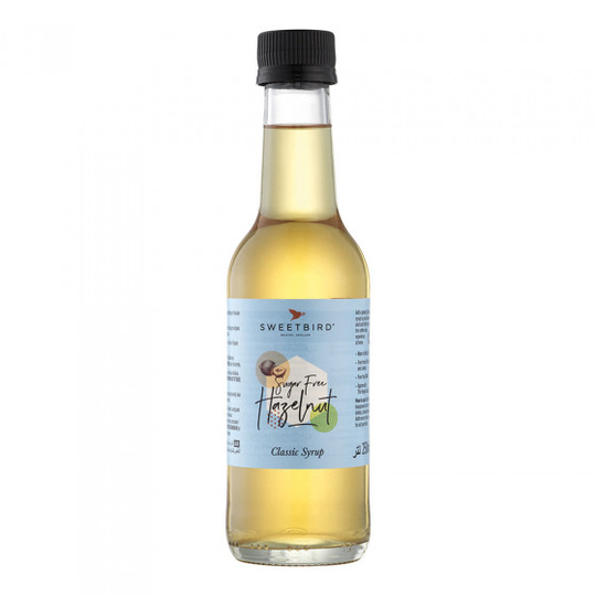 Makusiirappi Sweetbird "Sugar-Free Hazelnut", 250 ml