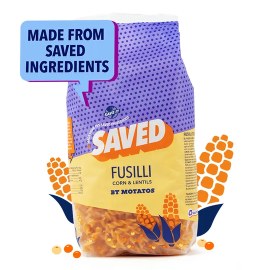 SAVED By Motatos Fusilli Maissi-linssipasta