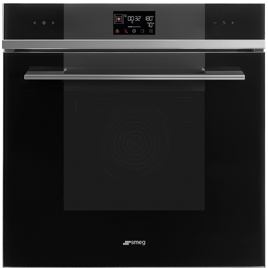 Smeg Steam100-erillisuuni, 60 cm, musta