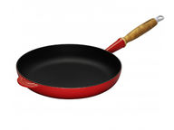 Le Creuset Paistinpannu puukahvalla, 28 cm, cerise