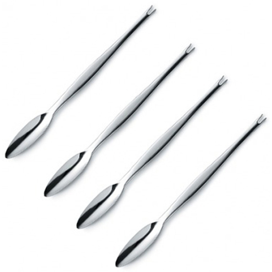 Gense Focus Steel -äyriäisaterimet, 4 kpl