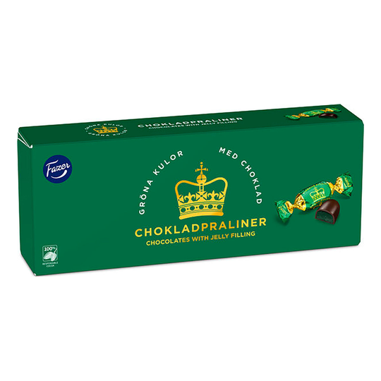 Gröna Kulor Chokladpralin Rasia - 250 grammaa