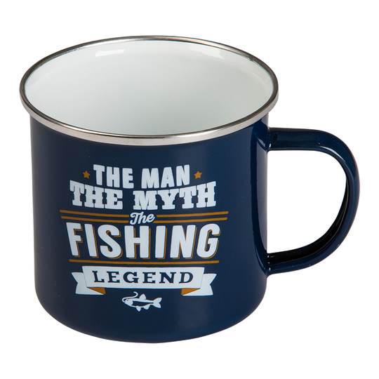 Retromuki Tekstillä - Fishing