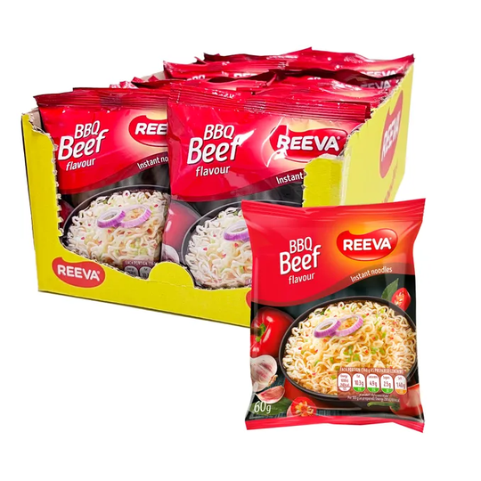 Reeva Nuudelit BBQ-naudanliha 24-pack