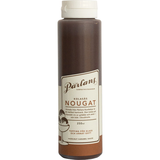 Pärlans Konfektyr Squeeze kinuskikastike, 250 ml, nougat