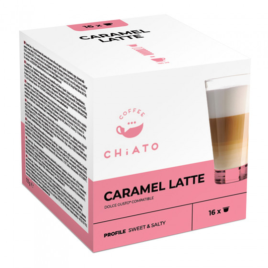 NESCAFÉ® Dolce Gusto® koneisiin sopivat kahvikapselit CHiATO "Caramel Latte", 16 kpl.