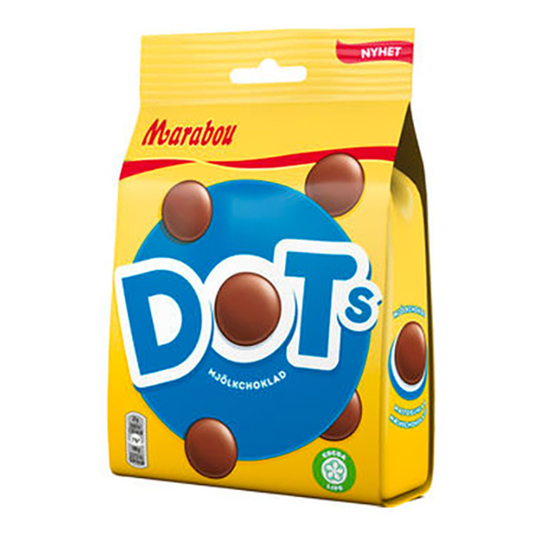 Marabou Dots - 140 grammaa