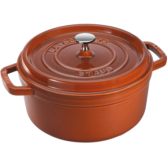 Staub Pyöreä kattila 22 cm 2,2 L, kaneli