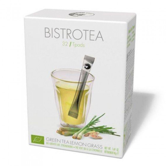 Luomu vihreä tee Bistro Tea "Green Tea Lemon", 32 kpl.