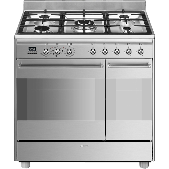 Smeg SCB92MX8 -kaasuliesi, 90 cm, ruostumaton teräs