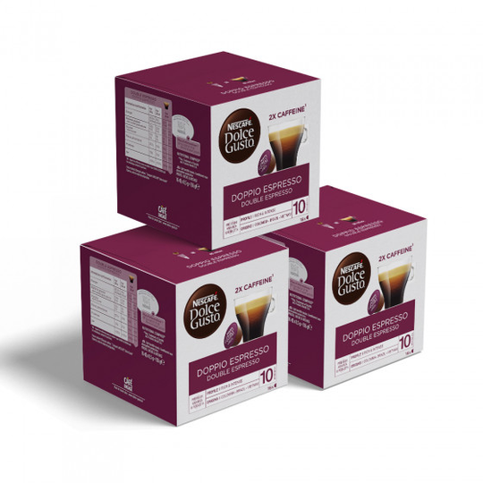 Kahvikapselit NESCAFÉ® Dolce Gusto® "Doppio Espresso", 3 x 16 kpl.