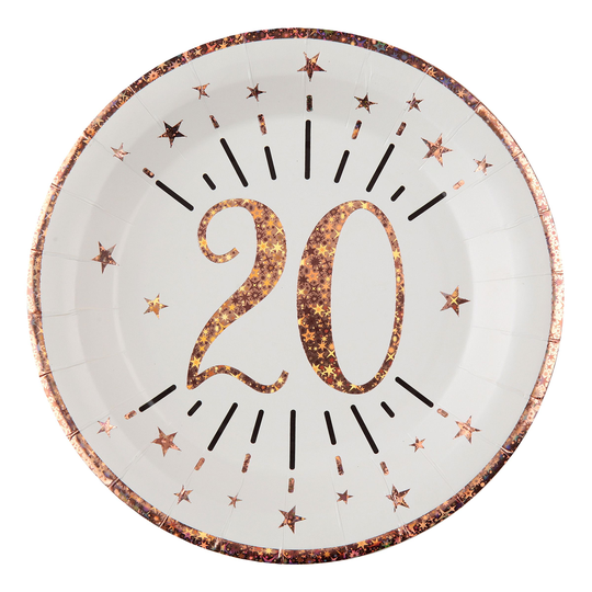 Pahvilautaset Hohtava Ruusukulta - 20