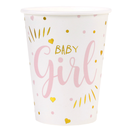 Pahvimukit Baby Girl - 10-pakkaus