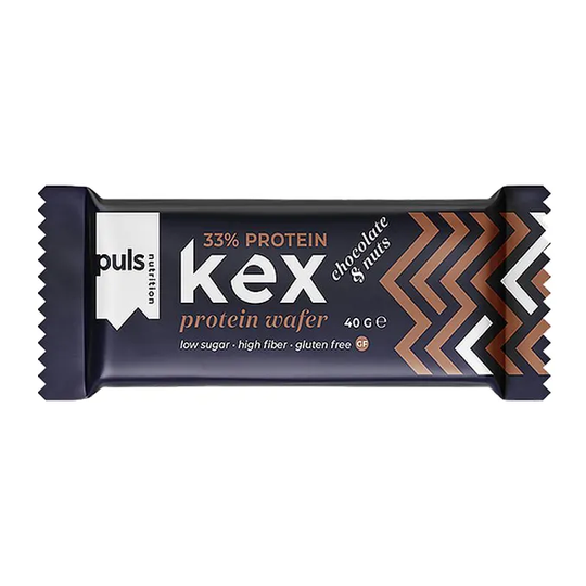 Puls 3 x Proteiinivohveli Suklaa & Pähkinä