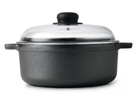 Gense Le Gourmet pyöreä valurautapata 4 l, lasikansi