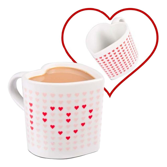 Lämpöön reagoiva Sydänmuki I Love U