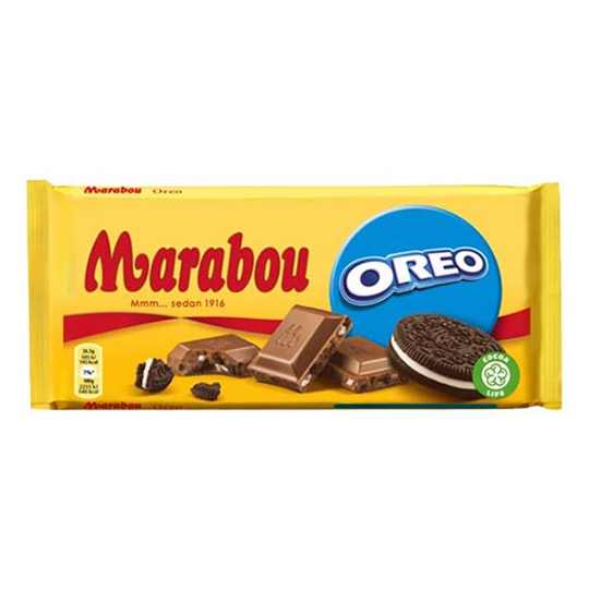 Marabou Oreo Suklaalevy - 185 grammaa