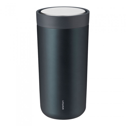 Muki Stelton "To Go Click Steel Black Metallic", 0,4 l