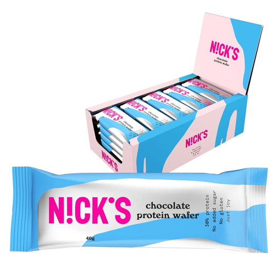 25 X Nicks Protein Wafer 40 G Chocolate