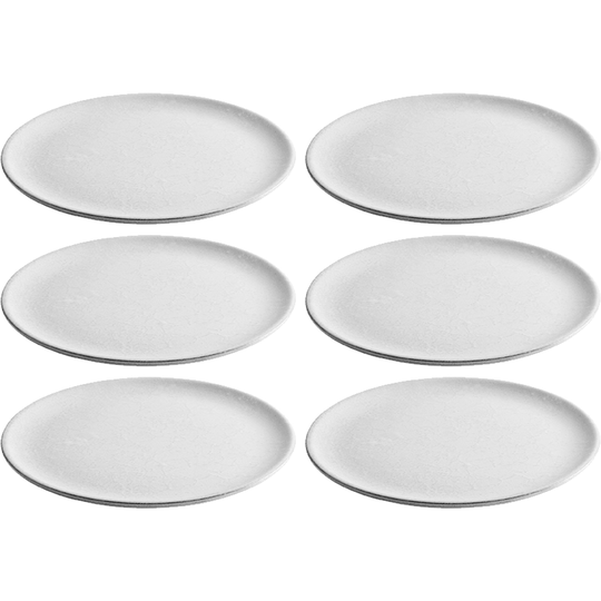 Aida RAW jälkiruokalautanen 6 kpl, arctic white