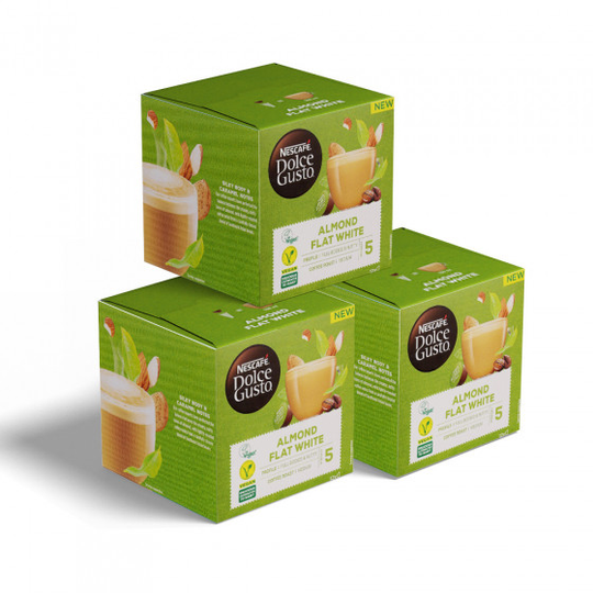 Kahvikapselisarja NESCAFÉ® Dolce Gusto® "Almond Flat White", 3 x 12 kpl.