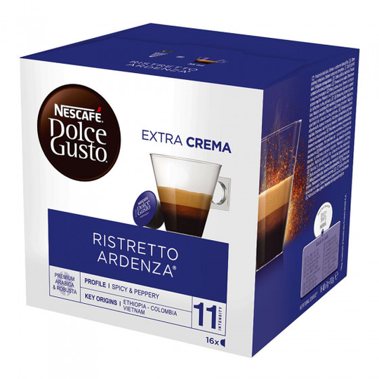 Kahvikapselit NESCAFÉ® Dolce Gusto® "Ristretto Ardenza", 16 kpl.