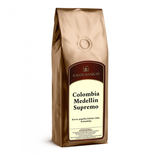 Kahvipavut Kavos Bankas "Colombia Medellin Supremo", 1 kg
