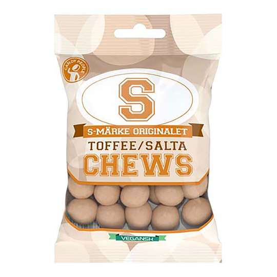 S-Märke Toffee/Salta Chews - 70 grammaa