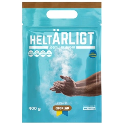 Heltärligt Äggvitepulver 400 G Choklad