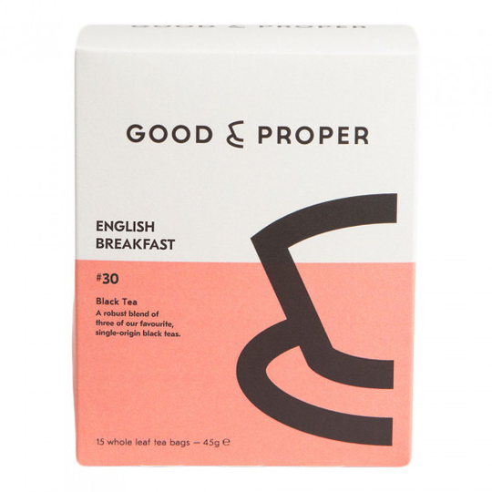Musta tee Good & Proper "English Breakfast", 15 kpl.