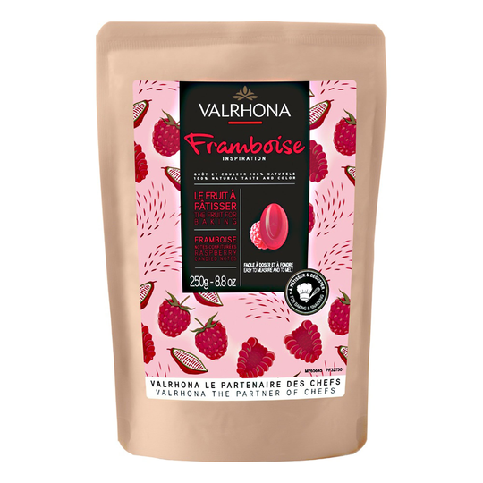 Valrhona Inspiration Vadelmasuklaa, 250 g