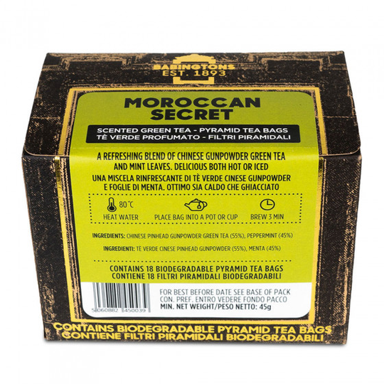 Vihreä tee Babingtons "Moroccan Secret", 18 kpl.