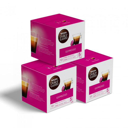 Kahvikapselit NESCAFÉ® Dolce Gusto® "Espresso", 3 x 16 kpl.