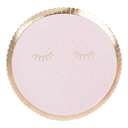 Pahvilautaset Sleepy Eyes Roosa/Kulta