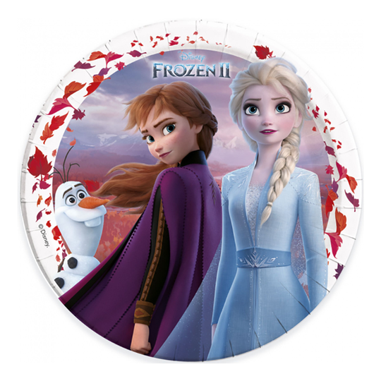Frozen 2 Pahvilautaset - 8-pakkaus