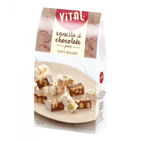 Nougat patukat Vital "Vanilla & Chocolate", 150 g