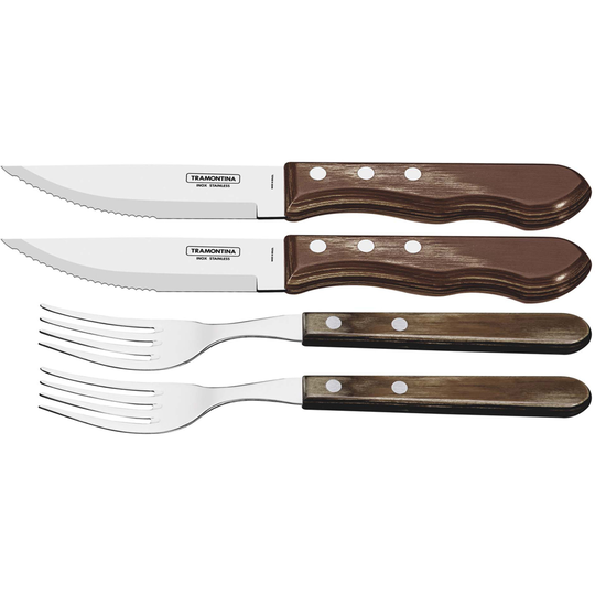 Tramontina Churrasco Jumbo -grilliaterimet, 4 osaa