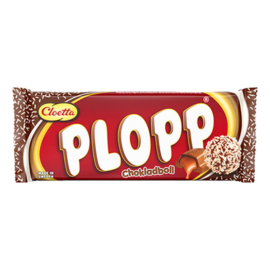 Plopp Dubbel Chokladboll - 80 gram