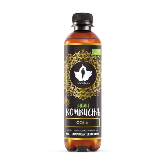 Puhdistamo Luomu Kombucha 370ml Cola