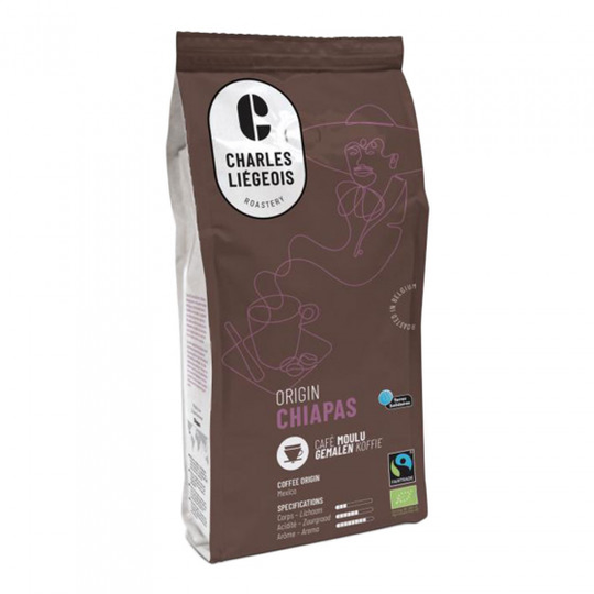 Jauhettu kahvi Charles Liégeois "Chiapas", 250 g