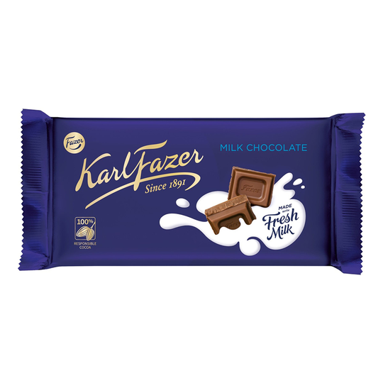 Karl Fazer Maitosuklaa Suklaalevy - 145 grammaa