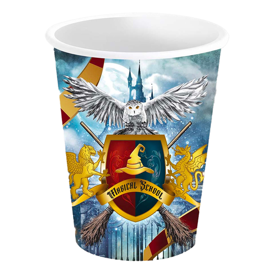 Pahvimukit Magical School - 6-pakkaus