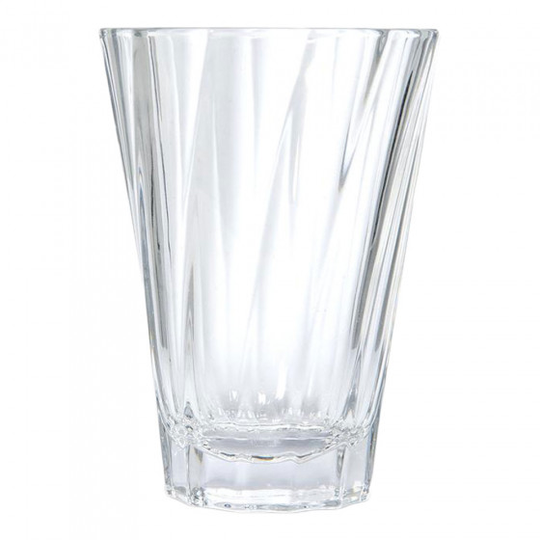 Kierretty latte-lasi Loveramics "Urban Glass (Clear)", 360 ml